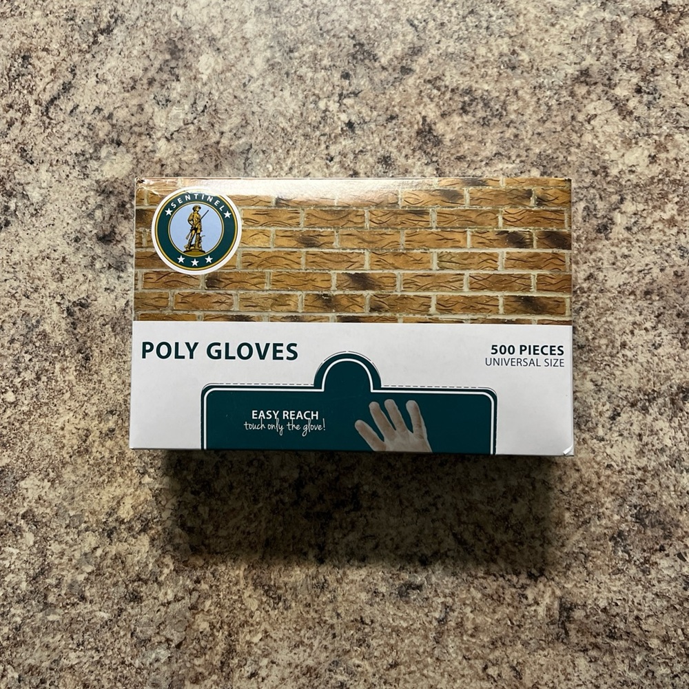 Poly Gloves - Universal Size 500 count
